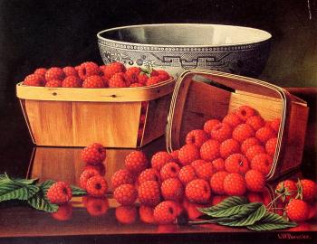 利瓦伊 韋爾斯 普倫蒂斯 Baskets of Raspberries